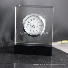 Простой дизайн кристалл настольные часы индивидуальные часы